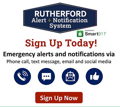 Sign up for Rutherford Alert and Notification System